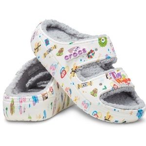 2022 Disney Parks Christmas Pixar Toy To The World Adult Clogs Crocs W9 M7